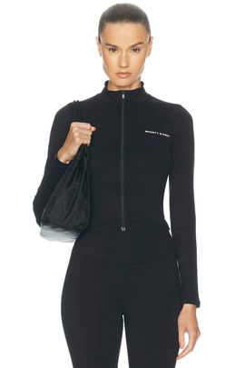 Sporty & Rich Sporty & Rich Bold Logo Sports Jacket
