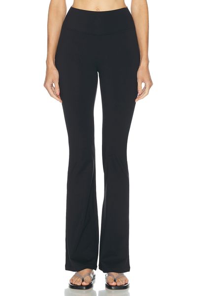 Sporty & Rich Sporty & Rich Boldo Logo Flared Legging