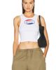 Sporty & Rich Sporty & Rich Britney Ribbed Baby Tank Top - 1