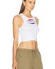 Sporty & Rich Sporty & Rich Britney Ribbed Baby Tank Top - 2