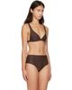 Sporty & Rich Sporty & Rich Brown Romy Bikini Top - 2