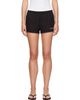 Sporty & Rich Sporty & Rich Brown Serif Logo Retro Track Shorts - 1