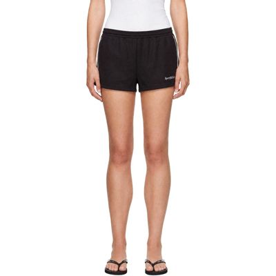 Sporty & Rich Sporty & Rich Brown Serif Logo Retro Track Shorts