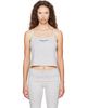 Sporty & Rich Sporty & Rich Gray Signature NY Box Tank Top - 1