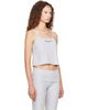 Sporty & Rich Sporty & Rich Gray Signature NY Box Tank Top - 2