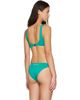 Sporty & Rich Sporty & Rich Green NY Crest Claudia Bikini Top - 3