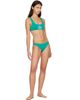 Sporty & Rich Sporty & Rich Green NY Crest Claudia Bikini Top - 4