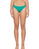 Sporty & Rich Sporty & Rich Green Signature Logo Claudia Bikini Bottom - 1