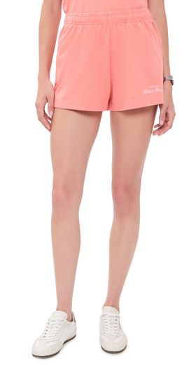 Sporty & Rich Sporty & Rich Health and Wellness Club Disco Shorts Flamingo