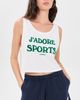 Sporty & Rich Sporty & Rich J'adore Baby Tank White Kelly - 3