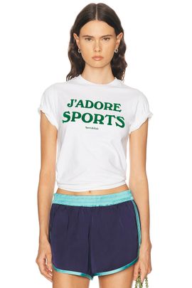 Sporty & Rich Sporty & Rich J'adore Baby Tee
