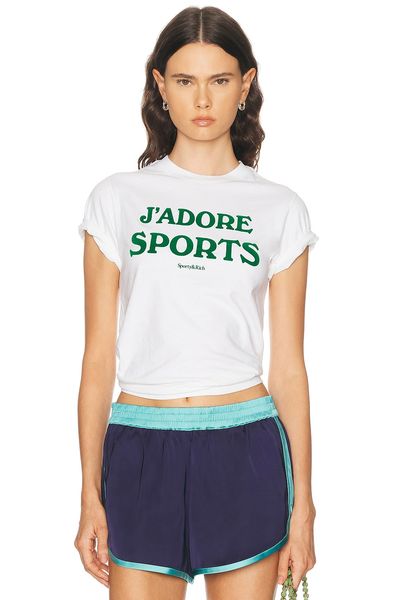 Sporty & Rich Sporty & Rich J'adore Baby Tee