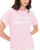 Sporty & Rich Sporty & Rich J'adore Baby Tee Laffy White - 1