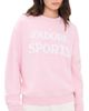 Sporty & Rich Sporty & Rich J'adore Flocked Crew Neck Sweatshirt Laffy White - 1