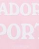 Sporty & Rich Sporty & Rich J'adore Flocked Crew Neck Sweatshirt Laffy White - 6