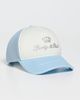 Sporty & Rich Sporty & Rich Juicy Crown Trucker Hat White/Sky Blue One - 2