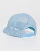 Sporty & Rich Sporty & Rich Juicy Crown Trucker Hat White/Sky Blue One - 4