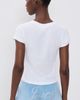 Sporty & Rich Sporty & Rich Juicy Emblem Essentials Tee White/Sky Blue - 3