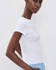 Sporty & Rich Sporty & Rich Juicy Emblem Essentials Tee White/Sky Blue - 4