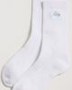 Sporty & Rich Sporty & Rich Juicy Script Socks White/Sky Blue One - 1