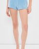 Sporty & Rich Sporty & Rich Juicy Script Velour Shorts Sky Blue - 2