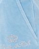 Sporty & Rich Sporty & Rich Juicy Script Velour Shorts Sky Blue - 6