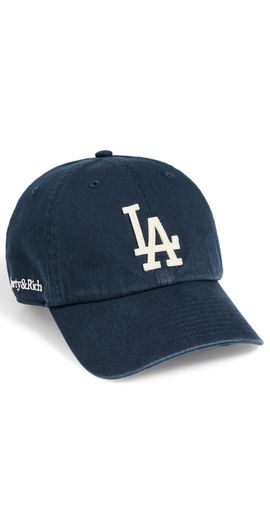 Sporty & Rich Sporty & Rich LA Hat Dark Navy White One