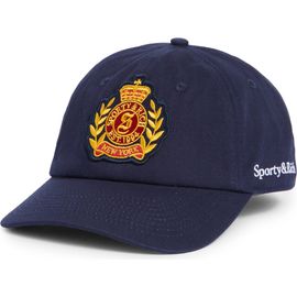 Sporty & Rich Sporty & Rich Logo Crest Embroidered Baseball Cap