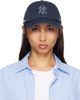 Sporty & Rich Sporty & Rich Navy '47 Edition Yankees Serif Outline Cap - 1