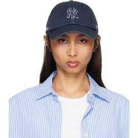 Sporty & Rich Sporty & Rich Navy '47 Edition Yankees Serif Outline Cap