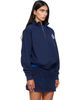 Sporty & Rich Sporty & Rich Navy NY Crest Embroidered Quarter Zip Sweatshirt - 2