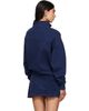Sporty & Rich Sporty & Rich Navy NY Crest Embroidered Quarter Zip Sweatshirt - 3