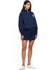 Sporty & Rich Sporty & Rich Navy NY Crest Embroidered Quarter Zip Sweatshirt - 4