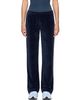 Sporty & Rich Sporty & Rich Navy Signature Logo Krystal Track Pants - 1