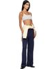 Sporty & Rich Sporty & Rich Navy Signature Logo Retro Track Pants - 4
