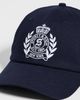 Sporty & Rich Sporty & Rich NY Crest Cap Dark Navy White One - 5