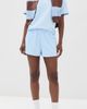 Sporty & Rich Sporty & Rich NY Crest Disco Shorts Ciel - 5
