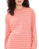 Sporty & Rich Sporty & Rich NY Crest Easy Long Sleeve Tee Flamingo Striped - 1