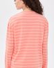 Sporty & Rich Sporty & Rich NY Crest Easy Long Sleeve Tee Flamingo Striped - 3