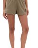 Sporty & Rich Sporty & Rich NY Crest Embroidered Disco Shorts Sand - 1