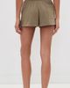 Sporty & Rich Sporty & Rich NY Crest Embroidered Disco Shorts Sand - 3