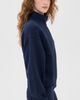 Sporty & Rich Sporty & Rich NY Crest Embroidered Quarter Zip Dark Navy - 4