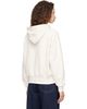Sporty & Rich Sporty & Rich Off-White Signature Logo Embroidered Zip Hoodie - 3