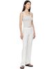 Sporty & Rich Sporty & Rich Off-White 'SRC' Ribbed Lounge Pants - 4