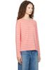 Sporty & Rich Sporty & Rich Orange NY Crest Easy Longsleeve T-shirt - 2