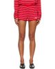 Sporty & Rich Sporty & Rich Red Signature Logo Short Shorts - 1