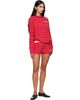 Sporty & Rich Sporty & Rich Red Signature Logo Short Shorts - 4