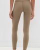 Sporty & Rich Sporty & Rich Serif Logo Leggings Sand White - 3