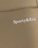 Sporty & Rich Sporty & Rich Serif Logo Leggings Sand White - 6