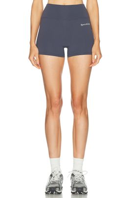 Sporty & Rich Sporty & Rich Serif Logo Mini Biker Short